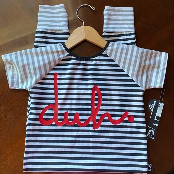 RAGS Other - RAGS ROMPER DUH | NEW WITH TAG SIZE 3/4